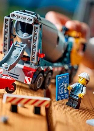Конструктор lego city бетономешалка 9