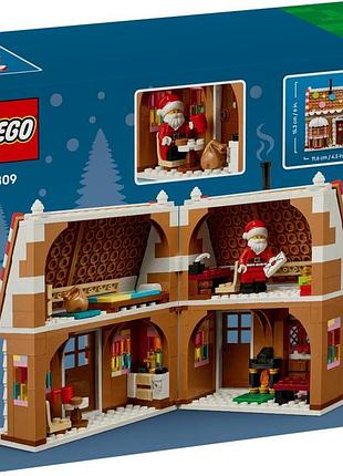 Конструктор lego iconic праздничный пряничный домик