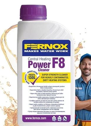 Засіб fernox f8 power cleaner 500мл для чищення систем центрального опалювання
