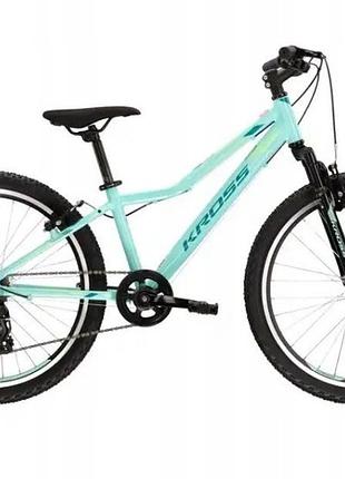 Велосипед kross lea jr 1.0 селединовий рама 12 дюймів зелений