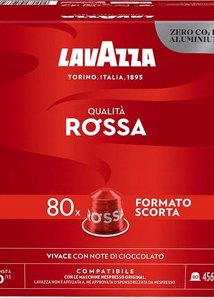 Кава lavazza nespresso qualita rossa 80 капсул + відеокнига капсули шт.