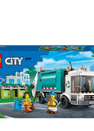 Lego city вантажівка для переробки 60386 сміттєвоз