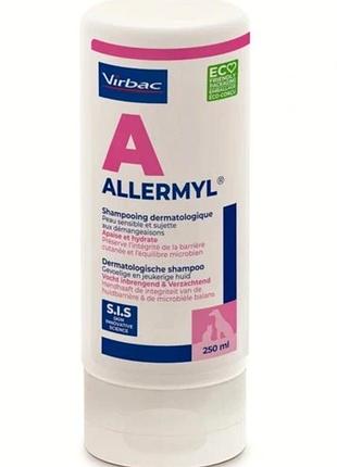 Allermyl virbac шампунь дерматологічний для собак/котів 250мл