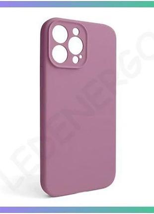 Чохол силіконовий для apple iphone 13 pro max бордовий накладка з закритою камерою без логотипу sku_27 sku_stcom_2710000236290