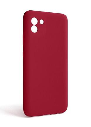 Чехол full silicone case для samsung galaxy a03/a035 2021 розовый силиконовый чехол-накладка без логот sku_stcom_2710000238508
