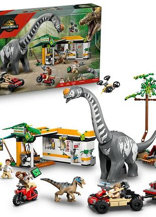 Lego jurassic world 76973 на сліду титанозавра та раптора