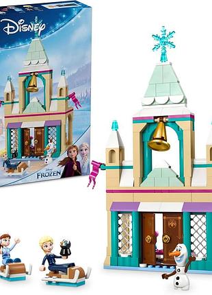 Lego ǀ disney крижане серце — замок в аренделлі модель з мініфігуркою ельзи та фігуркою олафа іграшка для дітей від 5 років 43265