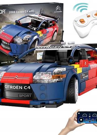 Ванна конструктор автомобіль керований телефоном bluetooth citroen c4 wrc 329 ел