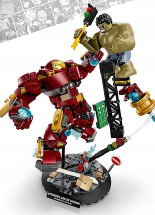 Конструктор lego marvel 76343 epicka bitwa: hulkbuster kontra hulk 4