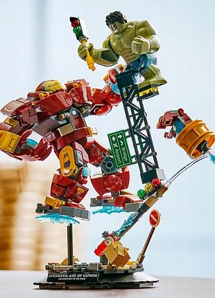 Конструктор lego marvel 76343 epicka bitwa: hulkbuster kontra hulk 5