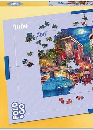 Ravensburger аксесуари для дитячих та дорослих пазлів 17971 складна картонна підставка для пазлів з кріпленнями до 1000 деталей