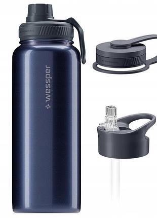 Термос wessper b3 thermosteel сталевий 1 л три носики