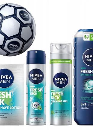 Подарунковий набір nivea męski nivea men fresh kick для чоловіків
