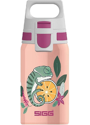 Sigg shield one flora пляшка для води нержавіюча сталь багатоколірна 0.5 л