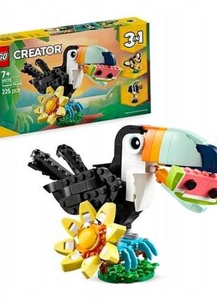Набір з 2 штук конструктор lego creator 31173 дикі тварини: тропічний тукан