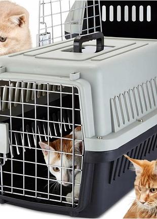 Набір з 2 штук переноска transporter для кота собаки кролика клітка вольєр для тварин