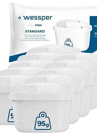 10x фільтр для графіна dafi astra start замінник wessper aquamax standard