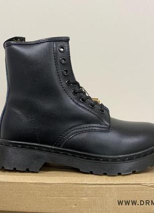 Ботинки dr. martens 1460 меховые женские3 фото