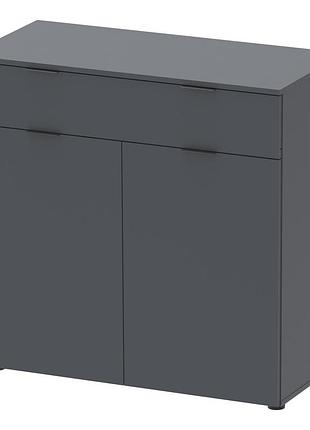 Комод у вітальню doros рон 80х38х100 см графіт ( )