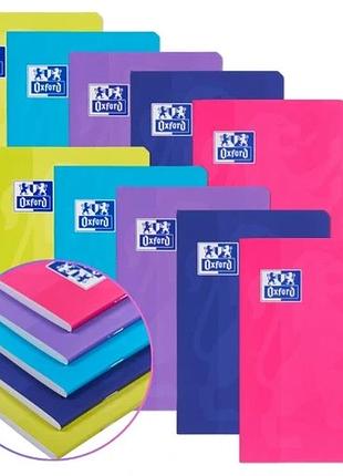 Набір 10 штук зошит а5 60 аркушів в клітинку з полем oxford touch 10 штук в комплекті