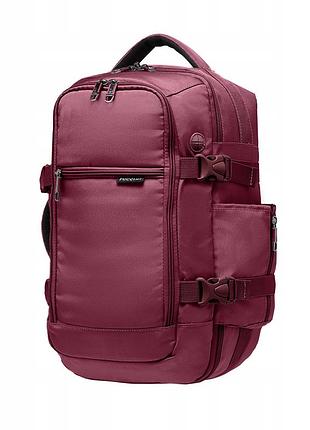 Рюкзак для літака puccini подорожний для ryanair бордовий easy pack pm90171-3b