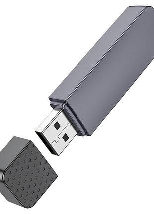 Кардрідер hoco spirit usb. card reader metal gray ( ) 4