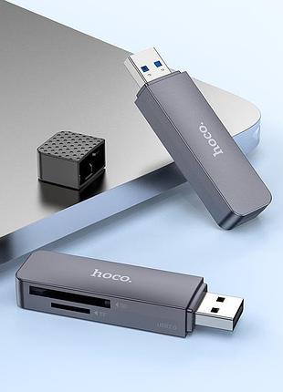 Кардрідер hoco spirit usb. card reader metal gray ( ) 5