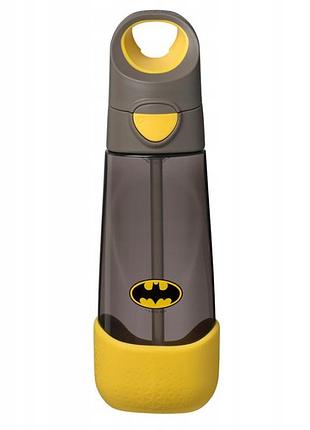 Пляшка для води b.box з трубочкою тританова 600 мл batman