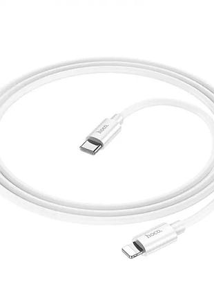 Кабель hoco magic silicone pd charging data cable for ip white ( ) 4