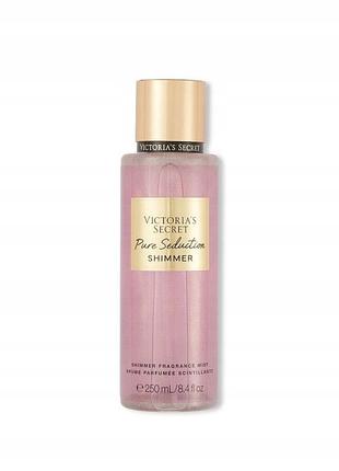Парфумований спрей для тіла victoria's secret pure seduction shimmer 250 мл
