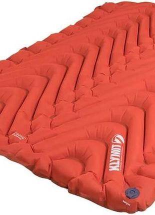 Klymit подвійний килимок для сну у формі v 2 особи ширина 120 см легкий для кемпінгу намету подорожей та походів