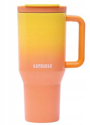 Термокружка kambukka rio 950ml з трубочкою soft sunrise