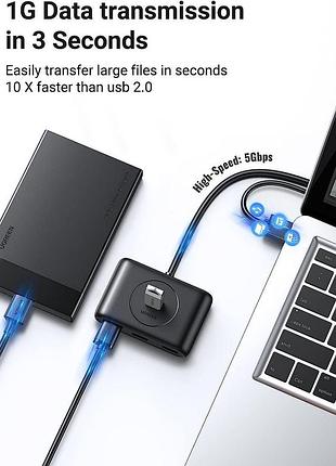 Usb-хаб ugreen usb. hub (black) ( ) ( ) 2