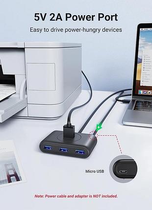 Usb-хаб ugreen usb. hub (black) ( ) ( ) 3