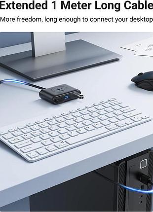 Usb-хаб ugreen usb. hub (black) ( ) ( ) 4