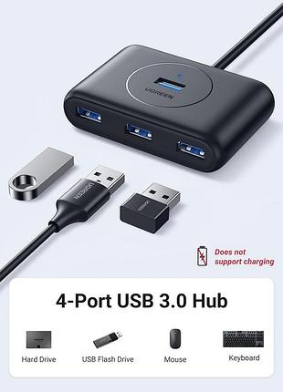 Usb-хаб ugreen usb. hub (black) ( ) ( ) 5