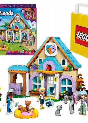 Конструктор lego friends 42651 кінь і ветеринарна клініка для тварин стайня