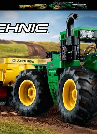 Lego technic трактор john deere 9620r 4wd 42136