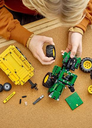 Lego technic трактор john deere 9620r 4wd 42136 2