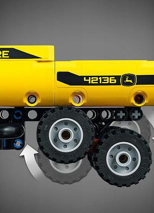 Lego technic трактор john deere 9620r 4wd 42136 3