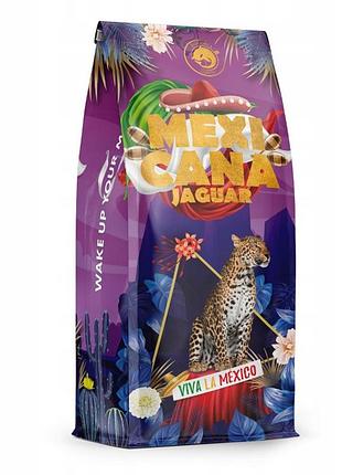 Кава в зернах mexicana jaguar 1кг 100% arabica свіжообсмажена