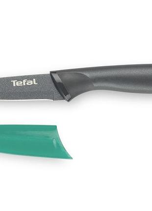 Кухонный нож для чистки овощей tefal fresh kitchen, длина лезвия 9 см, нерж.сталь, чехол