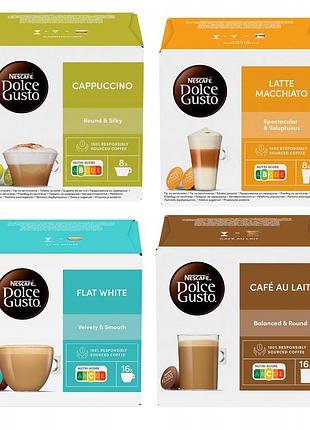Набір з 4 штук кави у капсулах nescafe dolce gusto 16 капсул x4