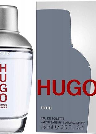 Туалетна вода hugo boss iced 75ml чоловіча аромат для нього