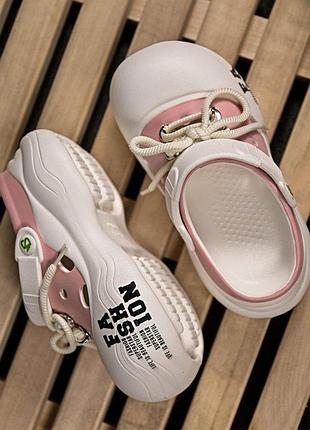 Кроксы miu white пп7781 6
