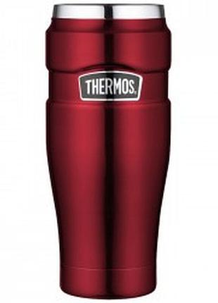 Термокружка термос водонепроникний thermos 470 мл сталевий 470мл червоний