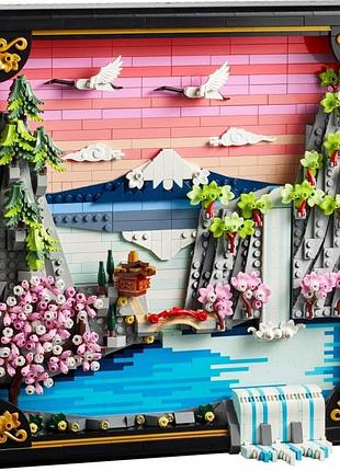Конструктор lego art 31218 japanese cherry blossom landscape японський пейзаж сакури