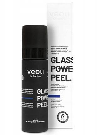 Пілінг для обличчя veoli botanica glass skin power зволожуючий гелевий 30 мл