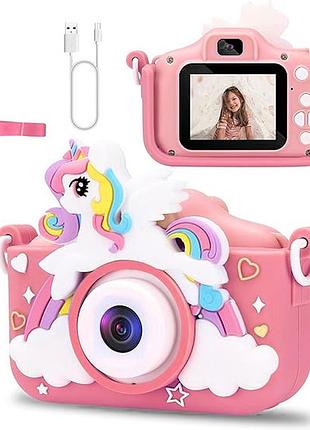 Дитячий фотоапарат, pink unicorn