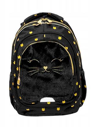 Рюкзак astrabag fluffy kitty чорний ab330